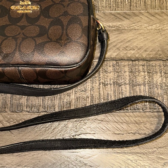 Coach Jamie Camera Black and Brown Crossbody Bag🌷 - Picture 2 of 15